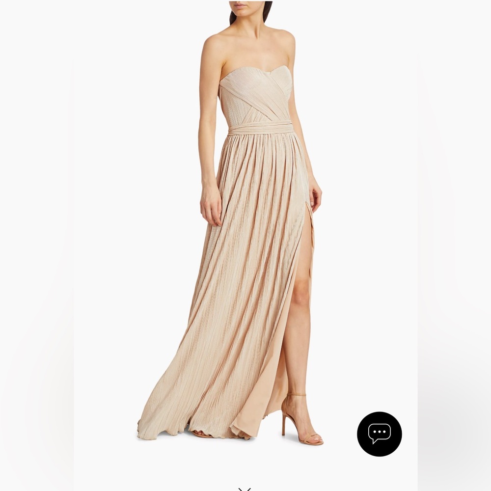 SIMKHAI Rory Cross Front Dress in Blush Size 4 - Picture 3 of 6